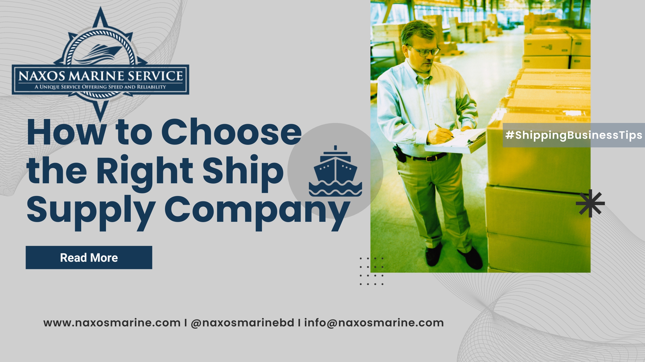 How to Choose the Right Ship Supply Company